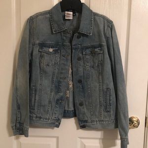 Tru Luxe embroidered Blue Jean Jacket